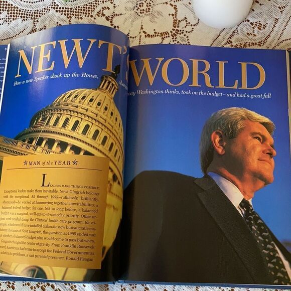 Time Annual 1995 The Year in Review By the Editors of Time Hardcover - Picture 6 of 9